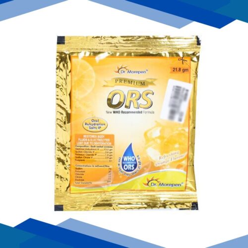 Dr.Morepen Premium ORS Powder – Refreshing Orange 21.8 g
