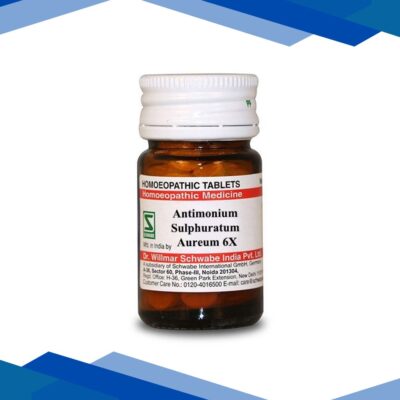 Dr.Willmar Schwabe Antimonium Sulphuratum Aureum 6X Tablet 20 gm