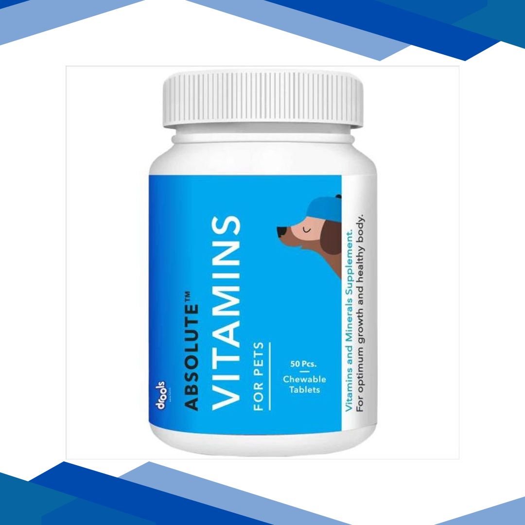 Drools Absolute Vitamin Tablet- Dog Supplement 50’s