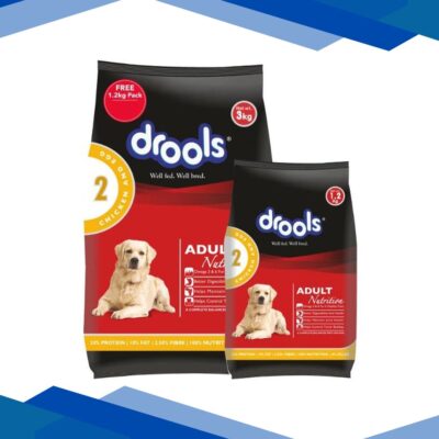 Drools Chicken and Egg Adult Dog Food 3 kg (Free 1.2kg) 1’s