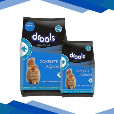 Drools Complete Nutrition Pet Food for Cats – Ocean Fish (3 kg With Free 1.2 kg) 1’s