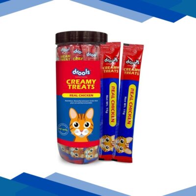 Drools Creamy cat Treats – Real Chicken (Pack Of 25 x 15gm) 1’s