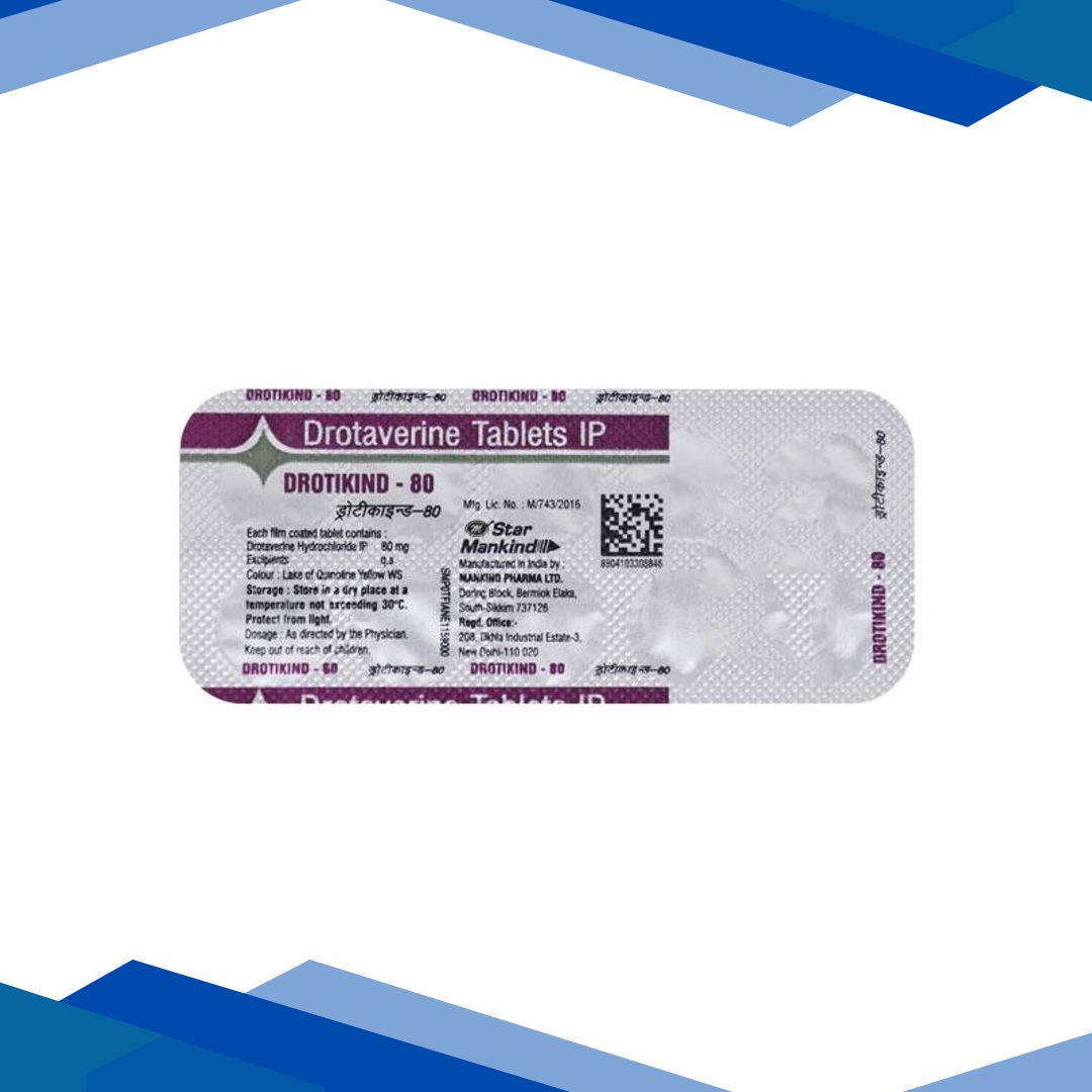 Drotikind 80mg Tablet 10’S
