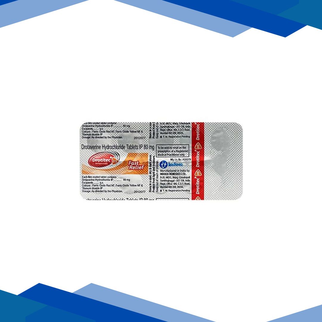 DROTITEC DS ANTISPASMODIC Tablet 10’s