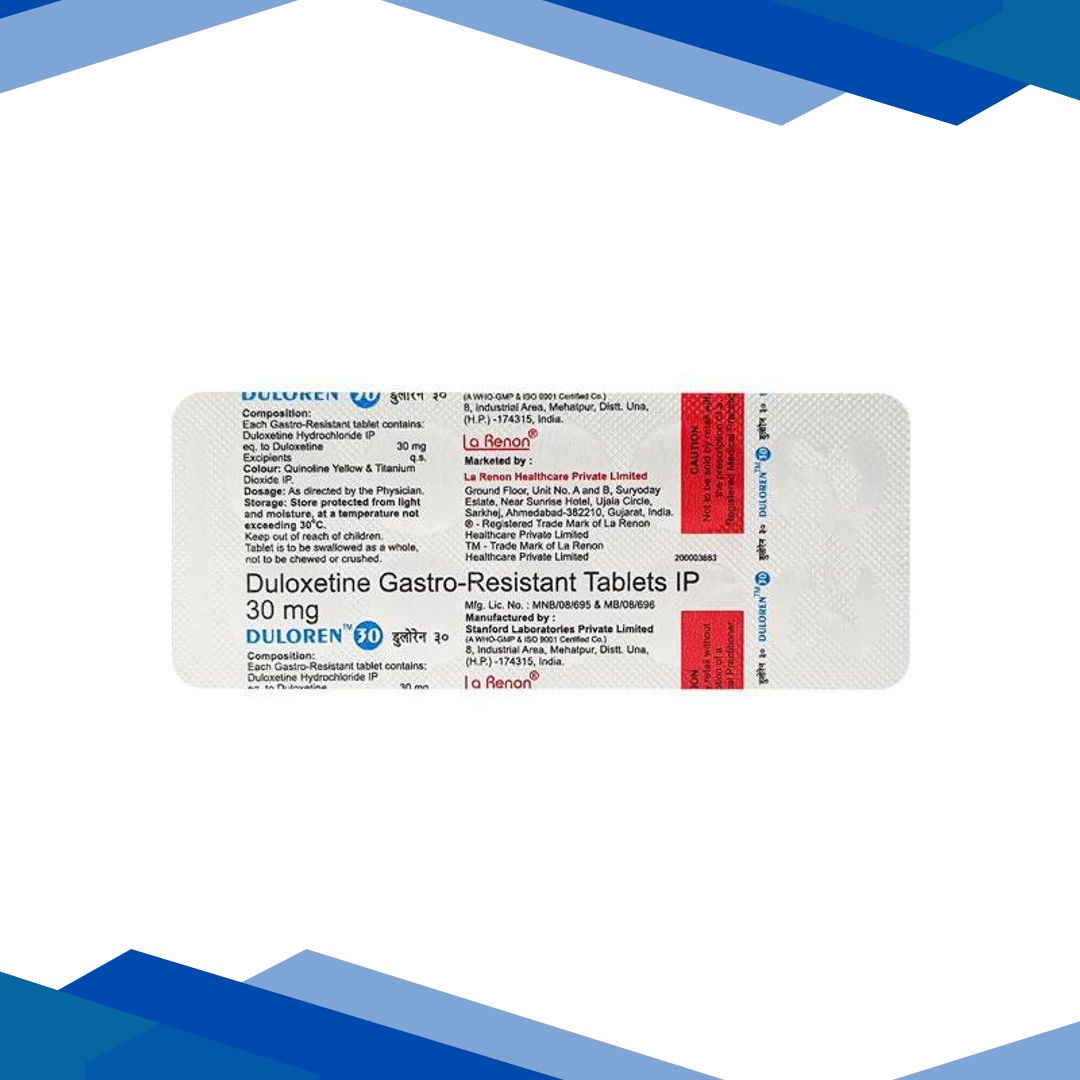 Duloren 30mg Tablet 10’S