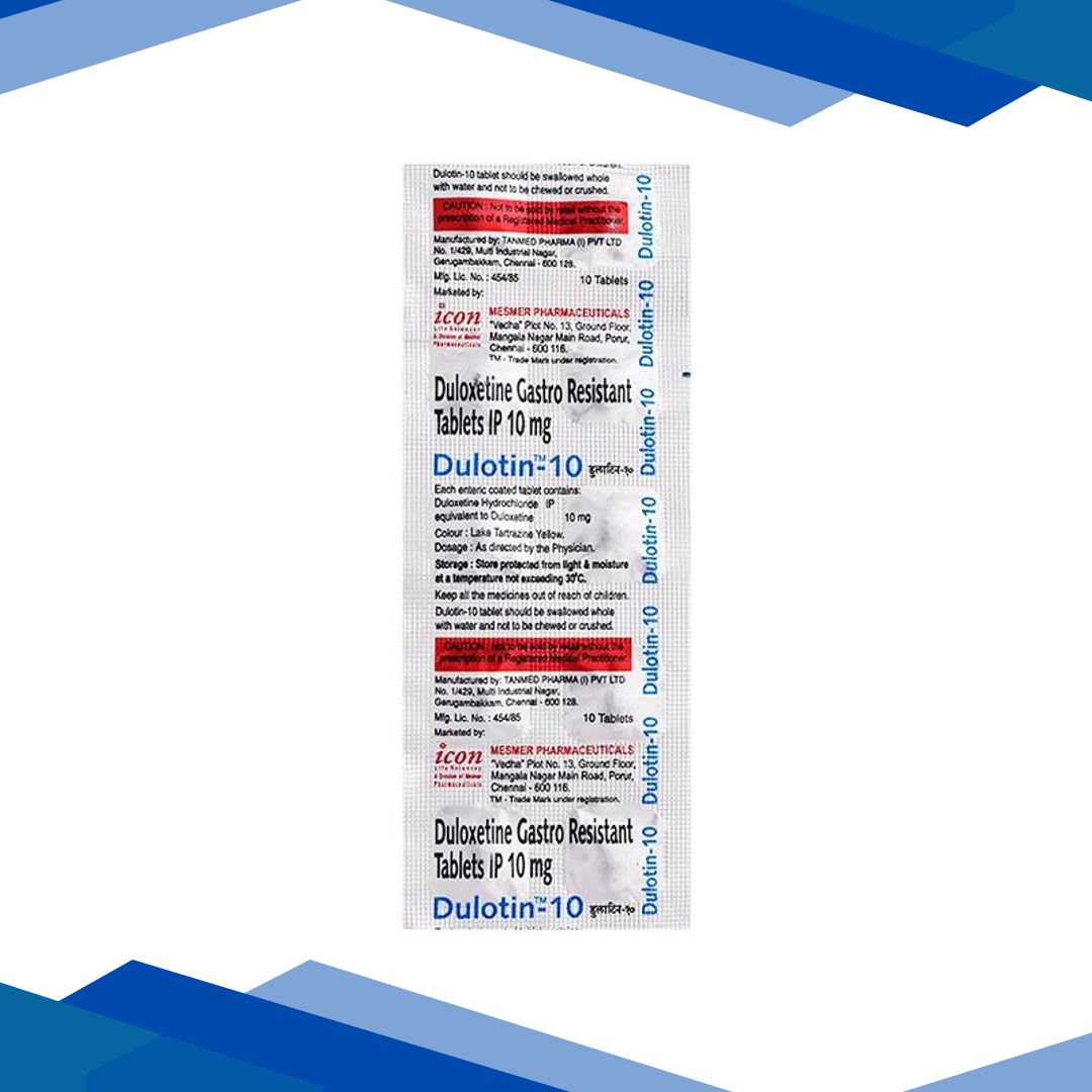 Dulotin 10mg Tablet 10’S