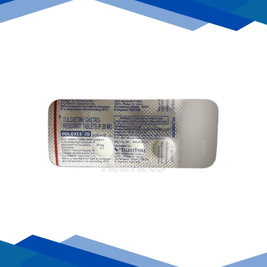 Duloxee 20mg Tablet 10’S