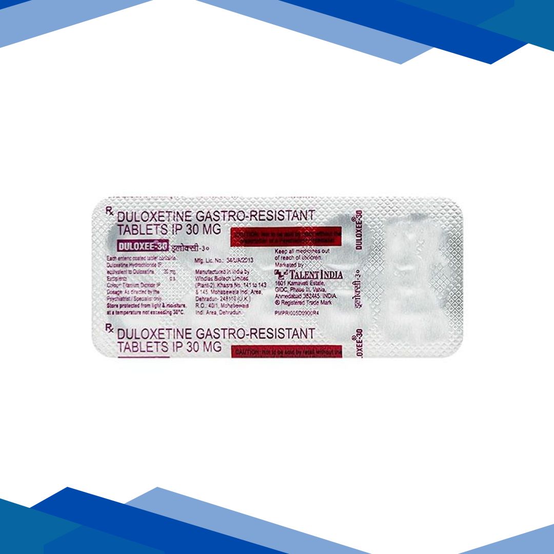 Duloxee 30mg Tablet 10’S