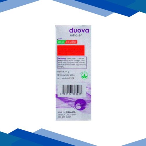 DUOVA WITH DOSE COUNTER 200md Inhaler 14g