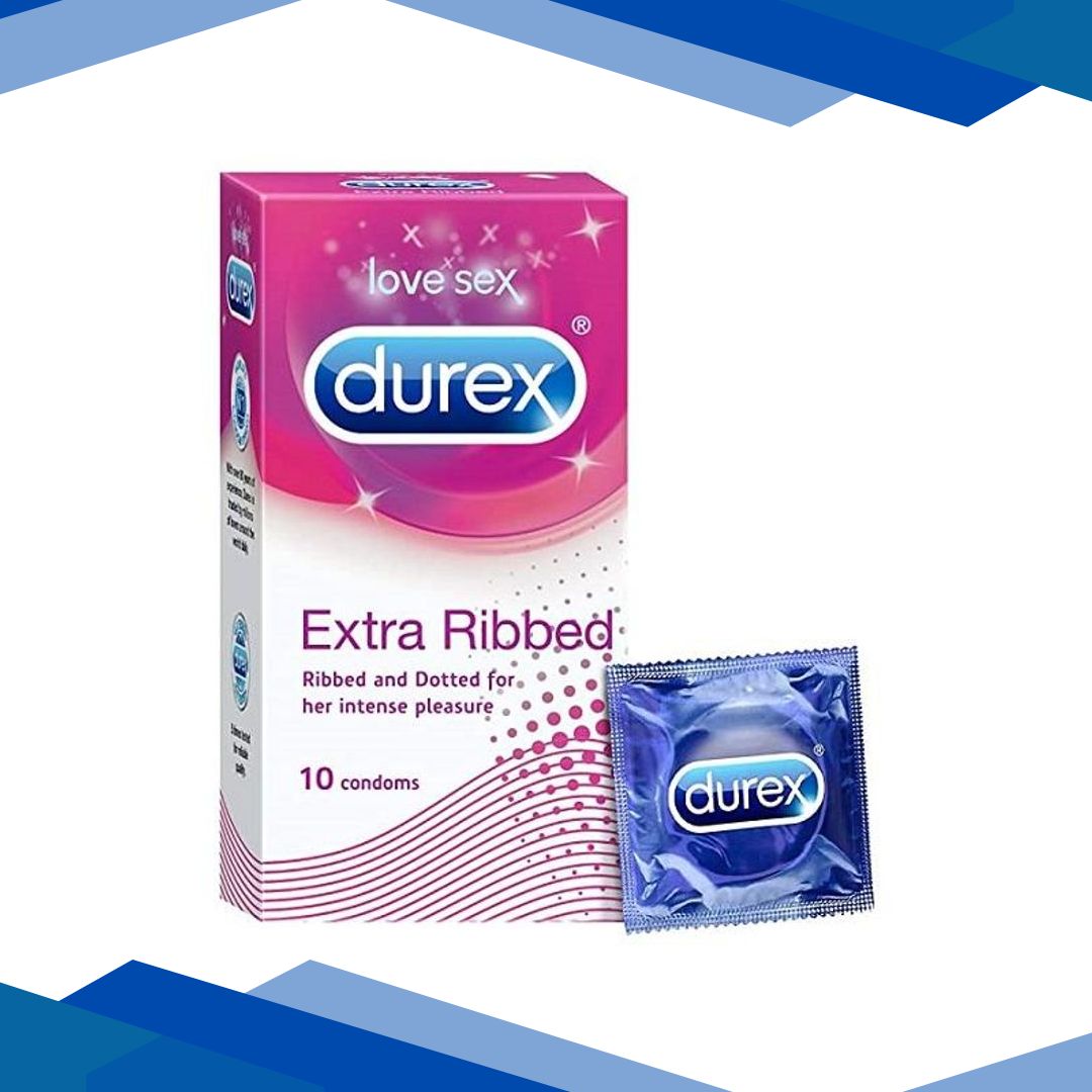Durex Condoms – Extra Ribbed 10’s