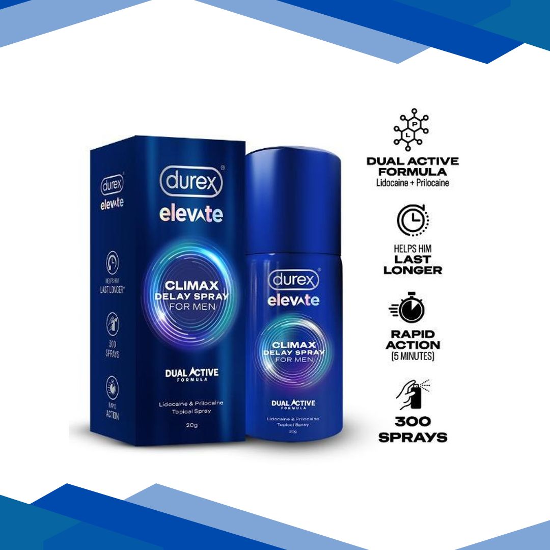 Durex Elevate Climax Delay Spray for Men 20 g