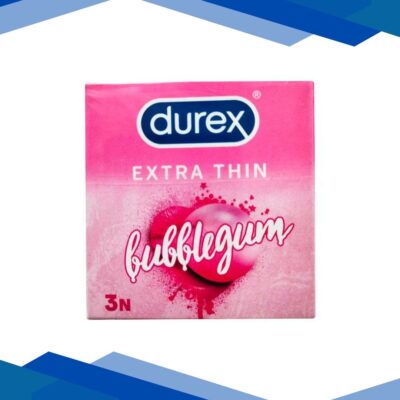 Durex Extra Thin Condoms – Bubblegum 3’s