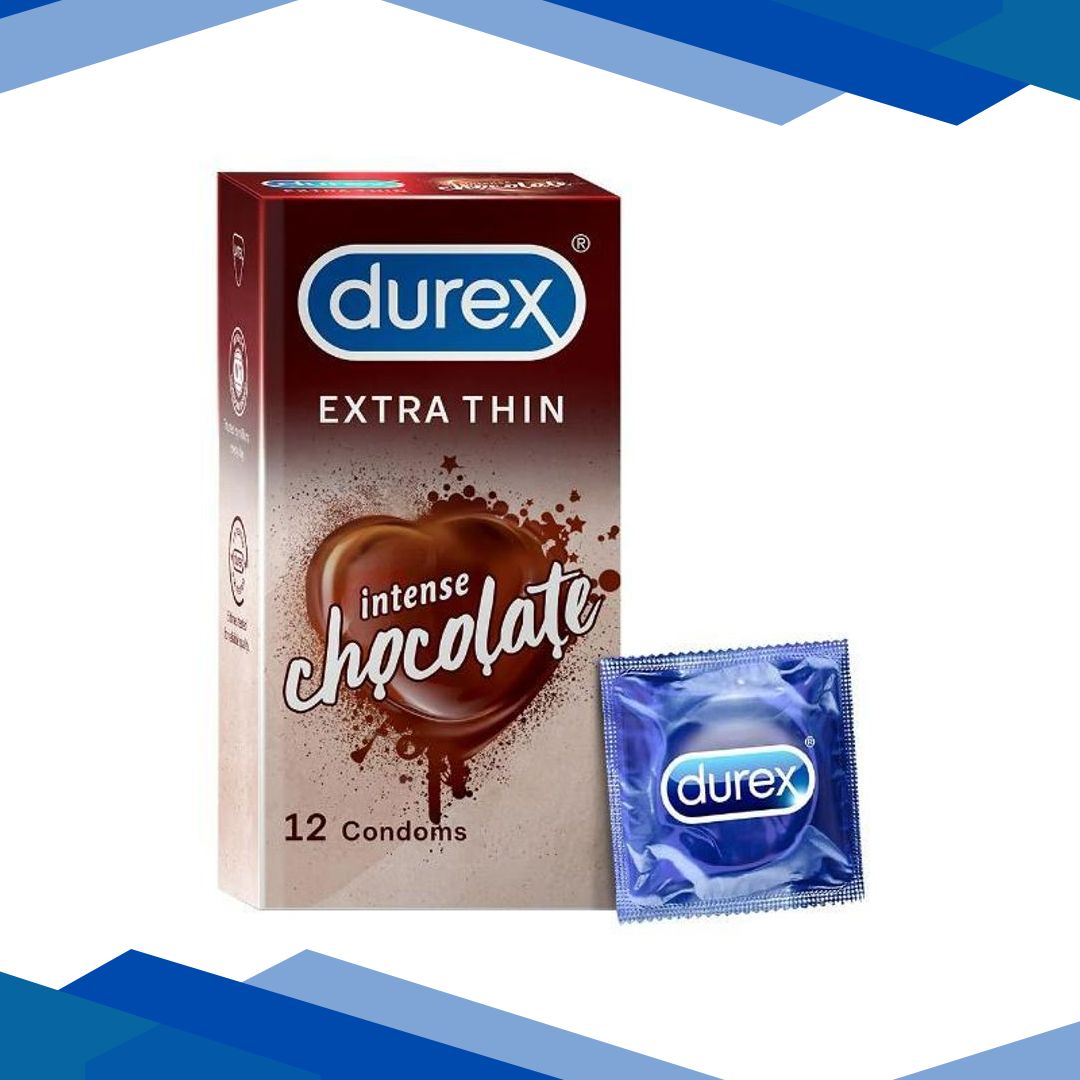 Durex Extra Thin Condoms – Intense Chocolate 12’s