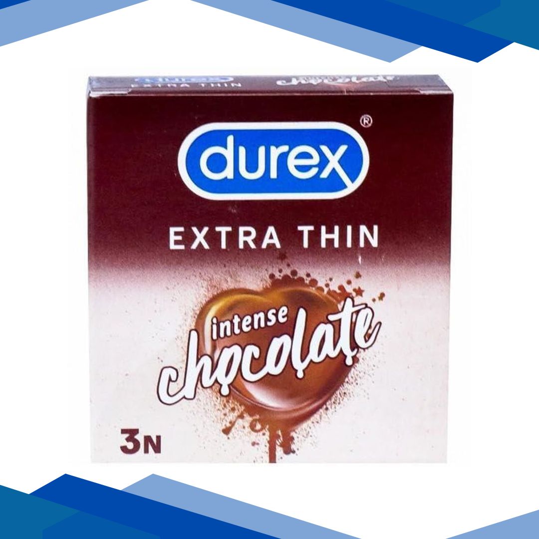 Durex Extra Thin Condoms – Intense Chocolate 3’s