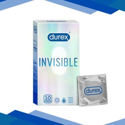 Durex Invisible Super Ultra Thin Condoms for Men 10’s