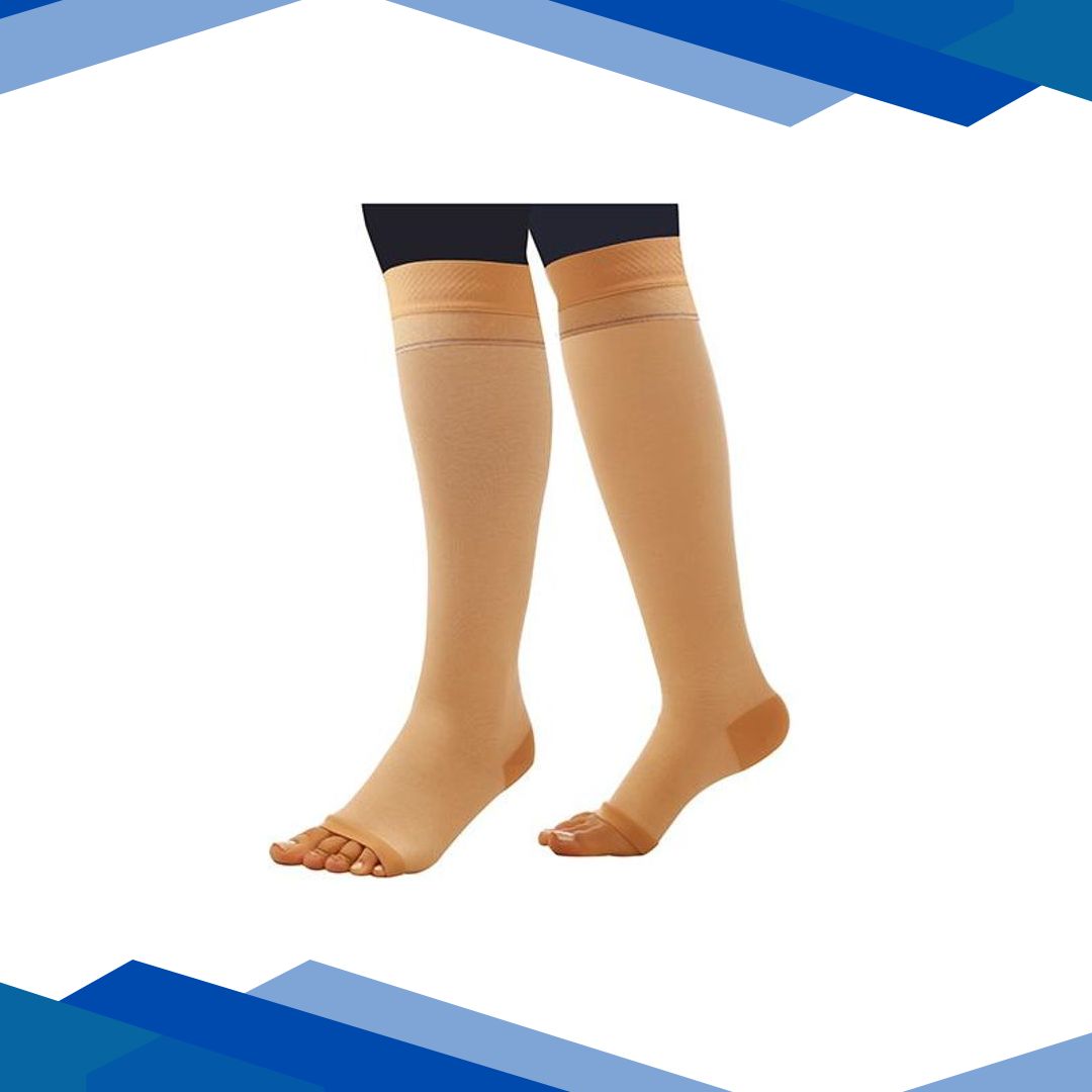 Dynamic Comprezon Cotton Varicose Vein Stockings Below Knee (Pair) – (Class 2) (2160) (XXL)