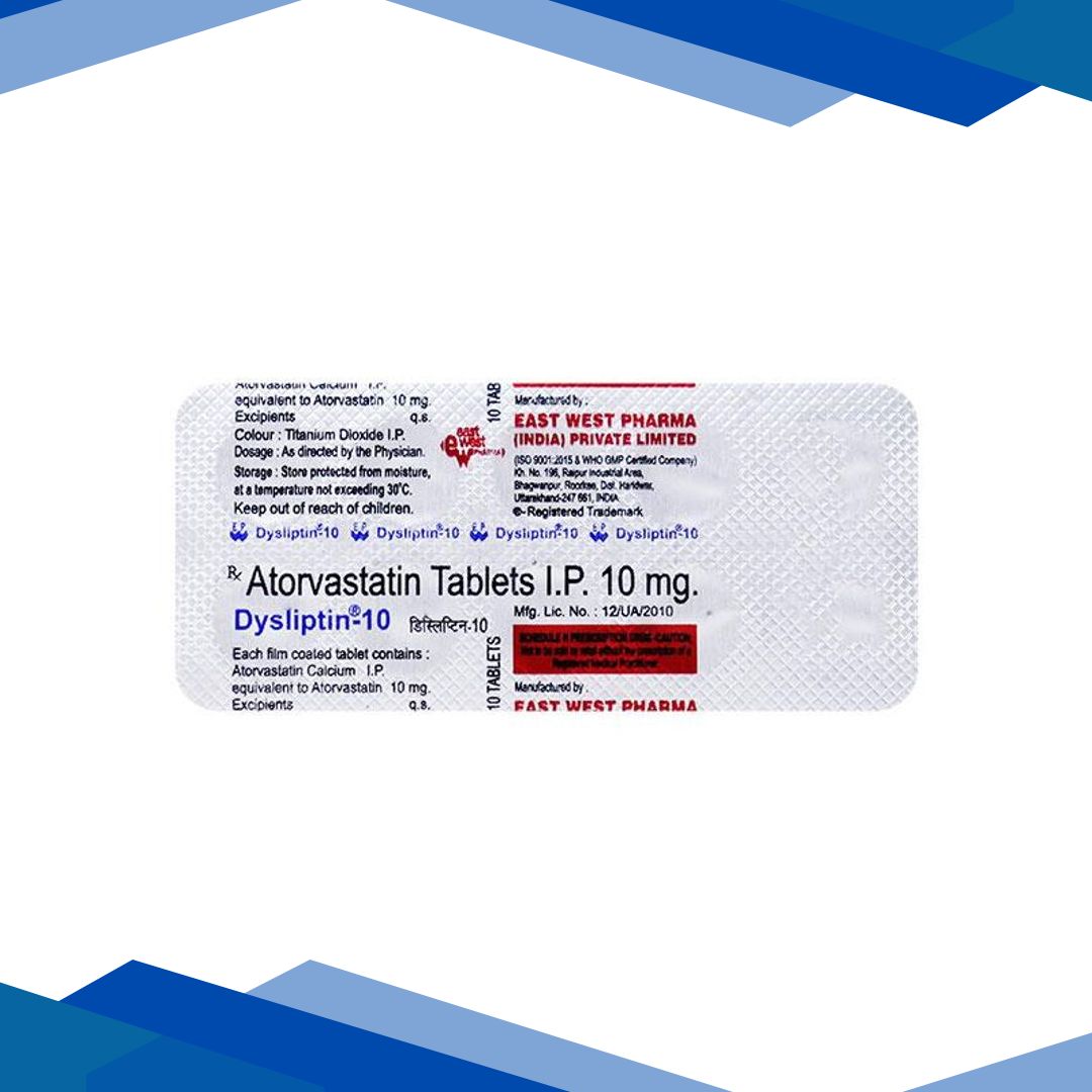 Dysliptin 10mg Tablet 10’S