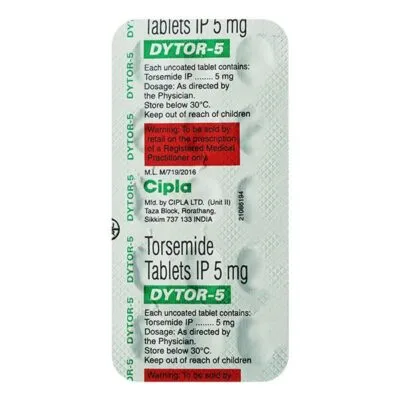 Dytor 5mg Tablet 15’S