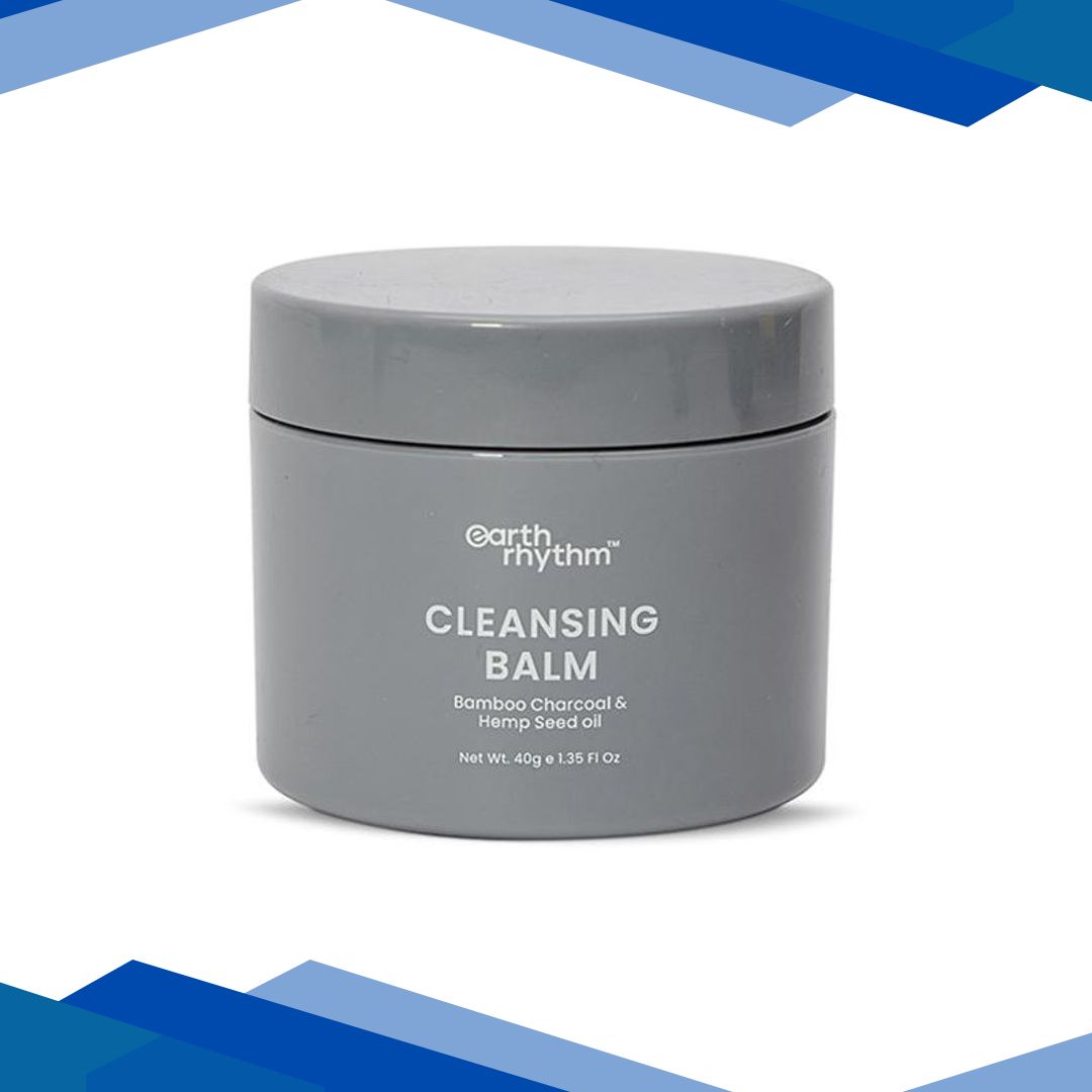 Earth Rhythm Cleansing Balm Bamboo Charcoal and Hemp Seed Oil 40 gm