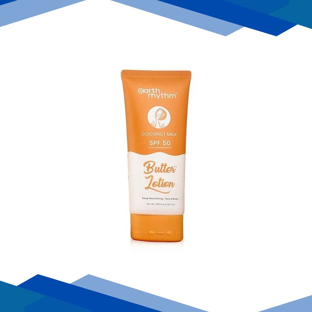Earth Rhythm Coconut Milk SPF 50 Butter Lotion 200 gm