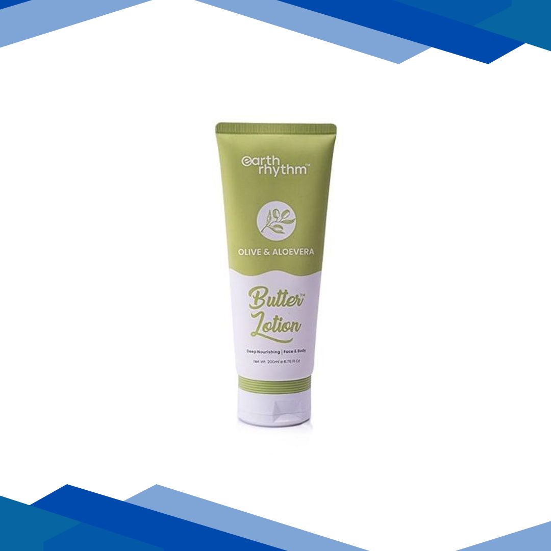 Earth Rhythm Olive and Aloe Vera Butter Lotion 200 gm