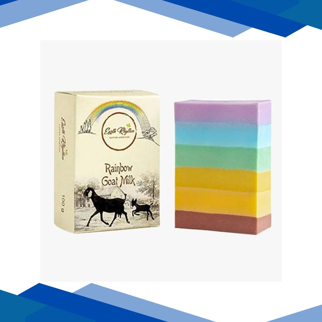 Earth Rhythm Rainbow Goat Milk Soap 100 gm