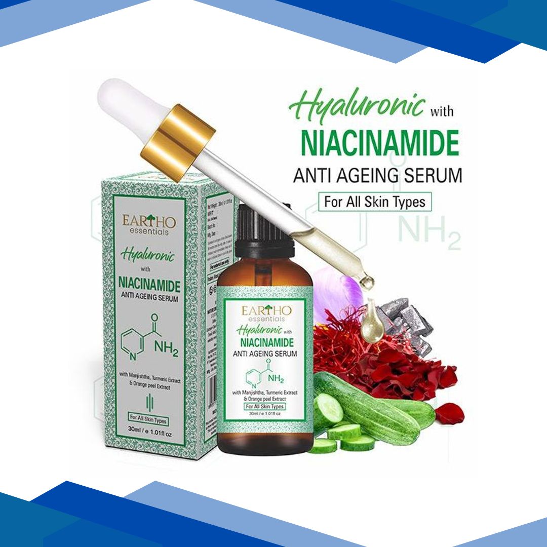 Eartho Essentials Anti Ageing Serum – Hyaluronic with Niacinamide 30 ml