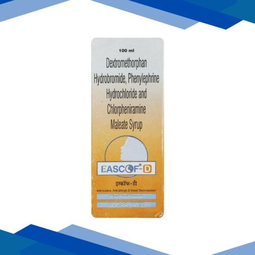 Eascof D Sugar Free Mixed Fruit Flavour Syrup 100ml