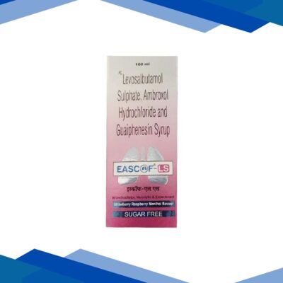EASCOF LS Sugar Free Strawberry Raspberry Menthol Flavour Syrup 100ml