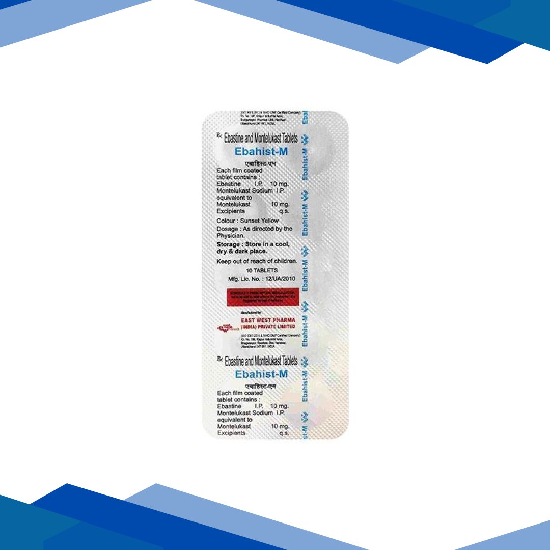 EBAHIST M Tablet 10’s
