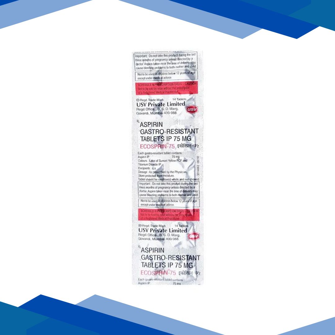 Ecosprin 75 Tablet 14’S