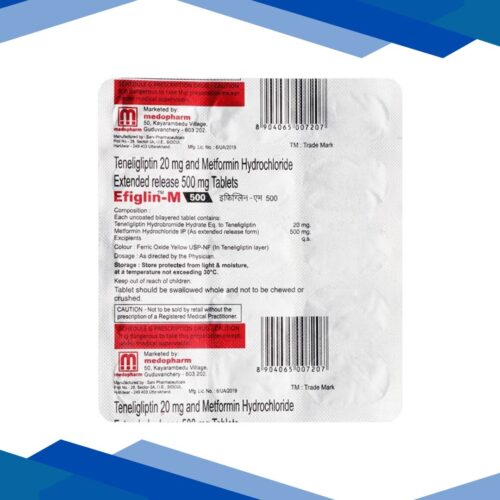 EFIGLIN M 500 Tablet 15’s