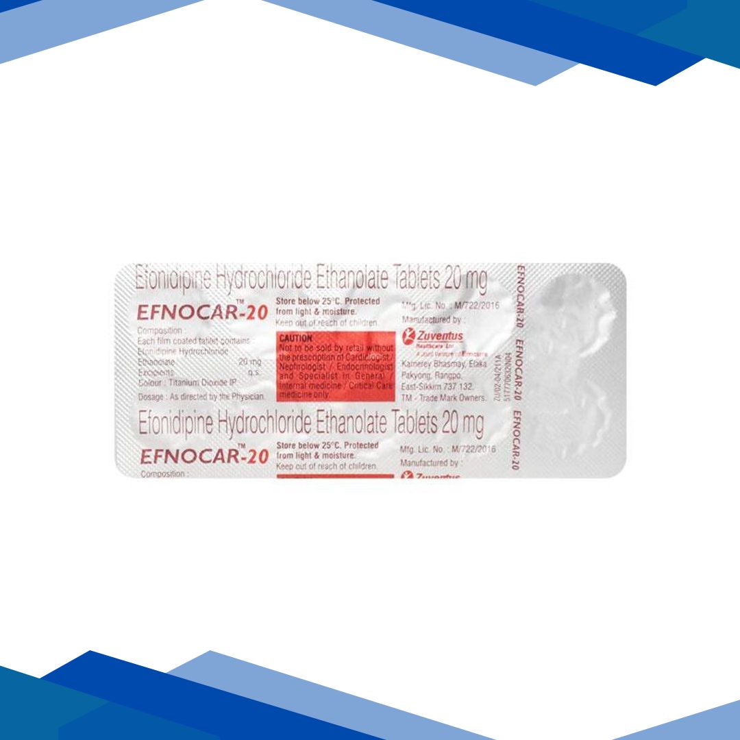 Efnocar 20mg Tablet 10’S