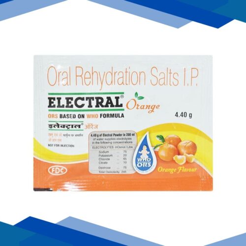 ELECTRAL POWDER ORANGE FLAVOUR 4.40gm Sachet 1’s