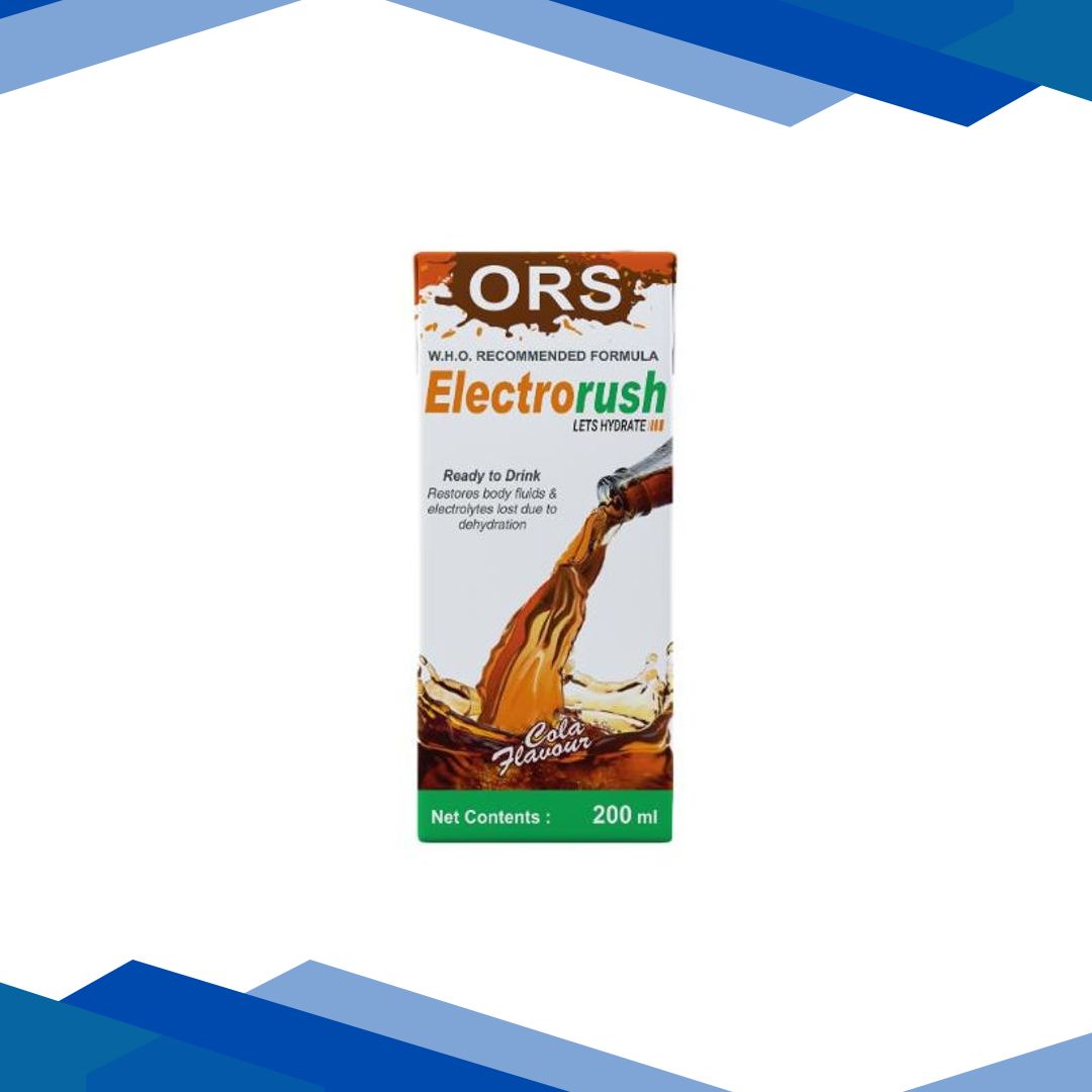 Electrorush ORS Liquid – Cola Flavour 200 ml