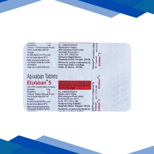 ELIXABAN 5 Tablet 10's