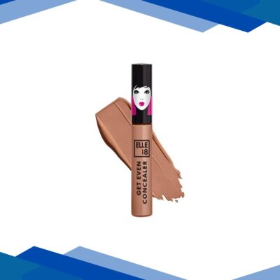 Elle 18 Get Even Concealer, Coral, Buildable Coverage, For Dark Spots & Fine Lines 5.4 ml