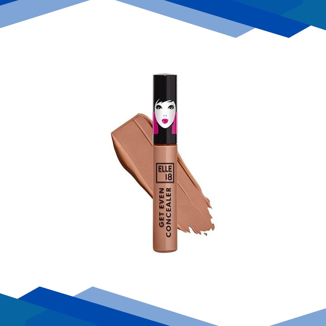 Elle 18 Get Even Concealer, Coral, Buildable Coverage, For Dark Spots & Fine Lines 5.4 ml
