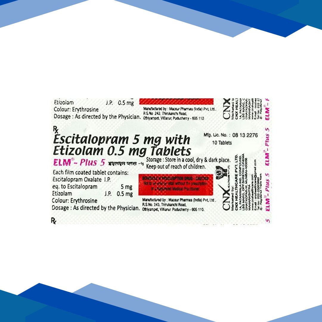 ELM PLUS 5 Tablet 10’s