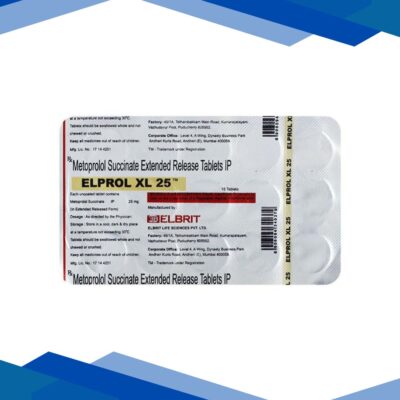 Elprol XL 25mg Tablet 15’S