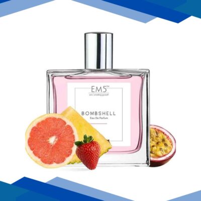 EM5 Bombshell Perfume for Women – Eau De Parfum Spray, Vanilla Coffee White Floral 50 ml