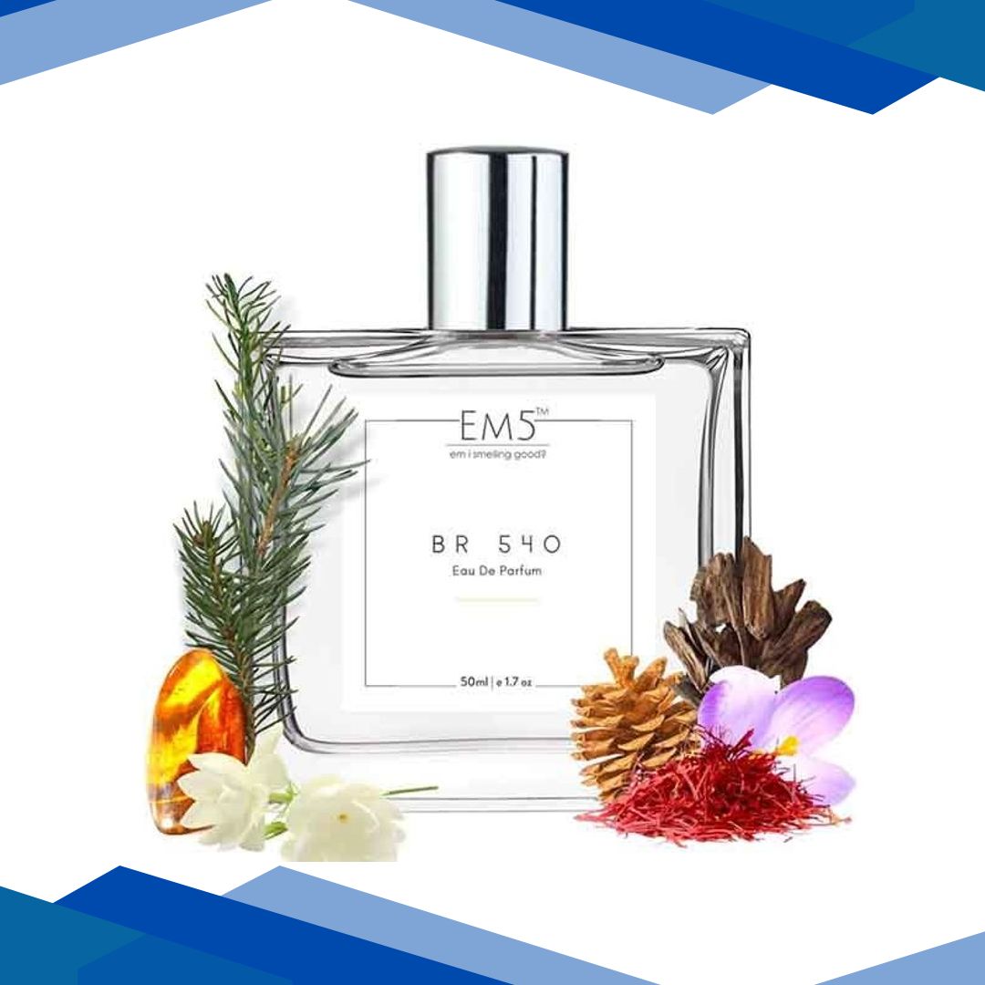 EM5 BR 540 Unisex Perfume – Eau De Parfum Spray for Men & Women, Tobacco Vanilla Warm Spicy 50 ml
