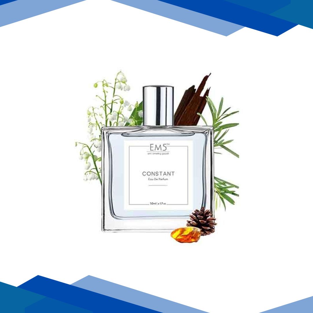 EM5 Constant Perfume for Men – Eau De Parfum Spray, Spicy Musky Woody 50 ml
