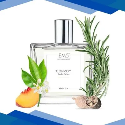 EM5 Convoy Perfume for Men – Eau De Parfum Spray, Citrus Fresh Marine 50 ml