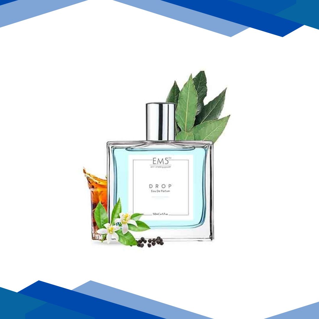 EM5 Drop Perfume for Men – Eau De Parfum Spray, Amber Spicy Whisky 50 ml