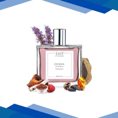 EM5 Enigma Unisex Perfume – Eau de Parfum Spray for Men & Women, Woody Amber Warm Spicy Accords 50 ml