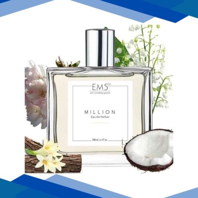 EM5 Million Perfume for Men – Eau De Parfum Spray, Amber Woody Fresh Spicy 50 ml