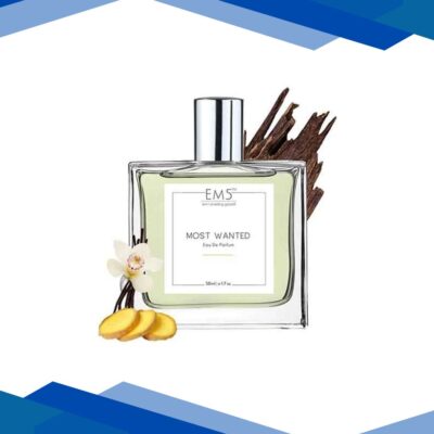 EM5 Most Wanted Perfume for Men – Eau de Parfum Spray, Vanilla Woody Warm Spicy Fragrance 50 ml