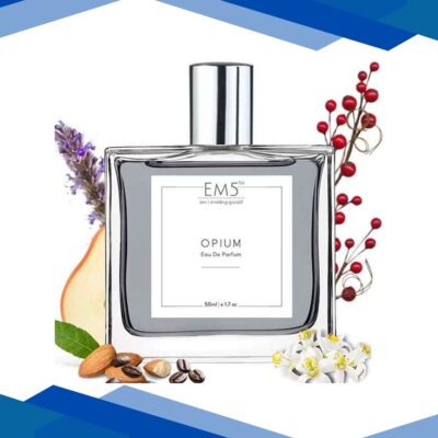 EM5 Opium Perfume for Women – Eau De Parfum Spray, Vanilla Coffee White Floral 50 ml