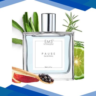 EM5 Pause Perfume for Men – Eau De Parfum Spray, Aromatic Fresh Amber 50 ml
